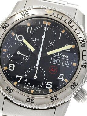 Sinn 203 Day-Date Chronograph black Dial Automatic Men's Watch_942107